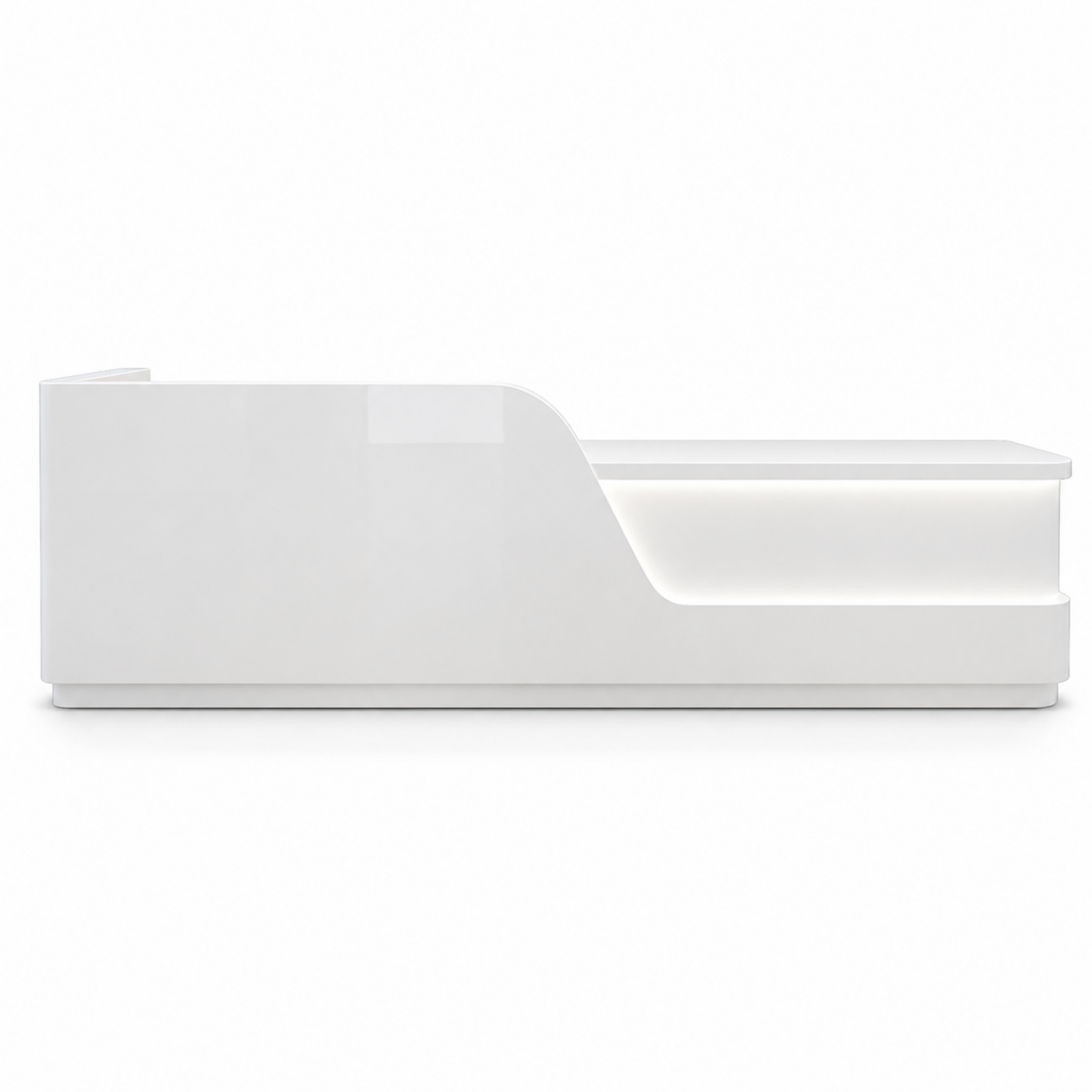 Contemporary Right-Angle Reception Desk for Professional Spaces