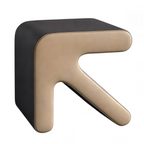 Contemporary Geometric Lounge Stool