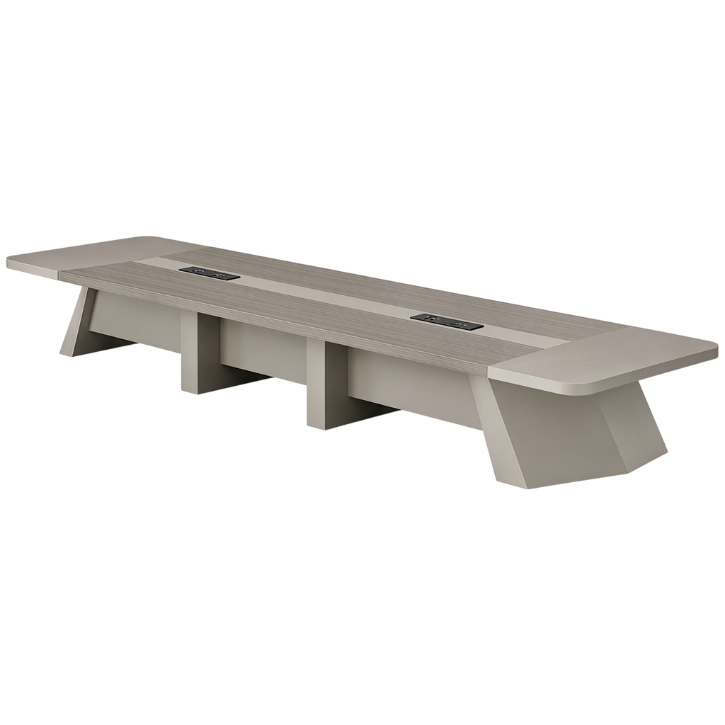 Executive Conference Table with Architectural Design