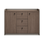 Contemporary Low Storage Cabinet with Rounded Frame