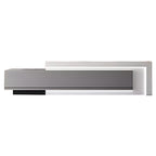 Sleek Modern Reception Desk with Ambient Lighting for Professional Workspaces