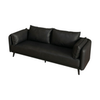 Sleek Modern Office Sofa Minimalist Reception Area Couch Executive Guest Waiting Room Seating