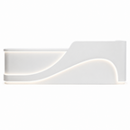 Sculptural LED Reception Counter