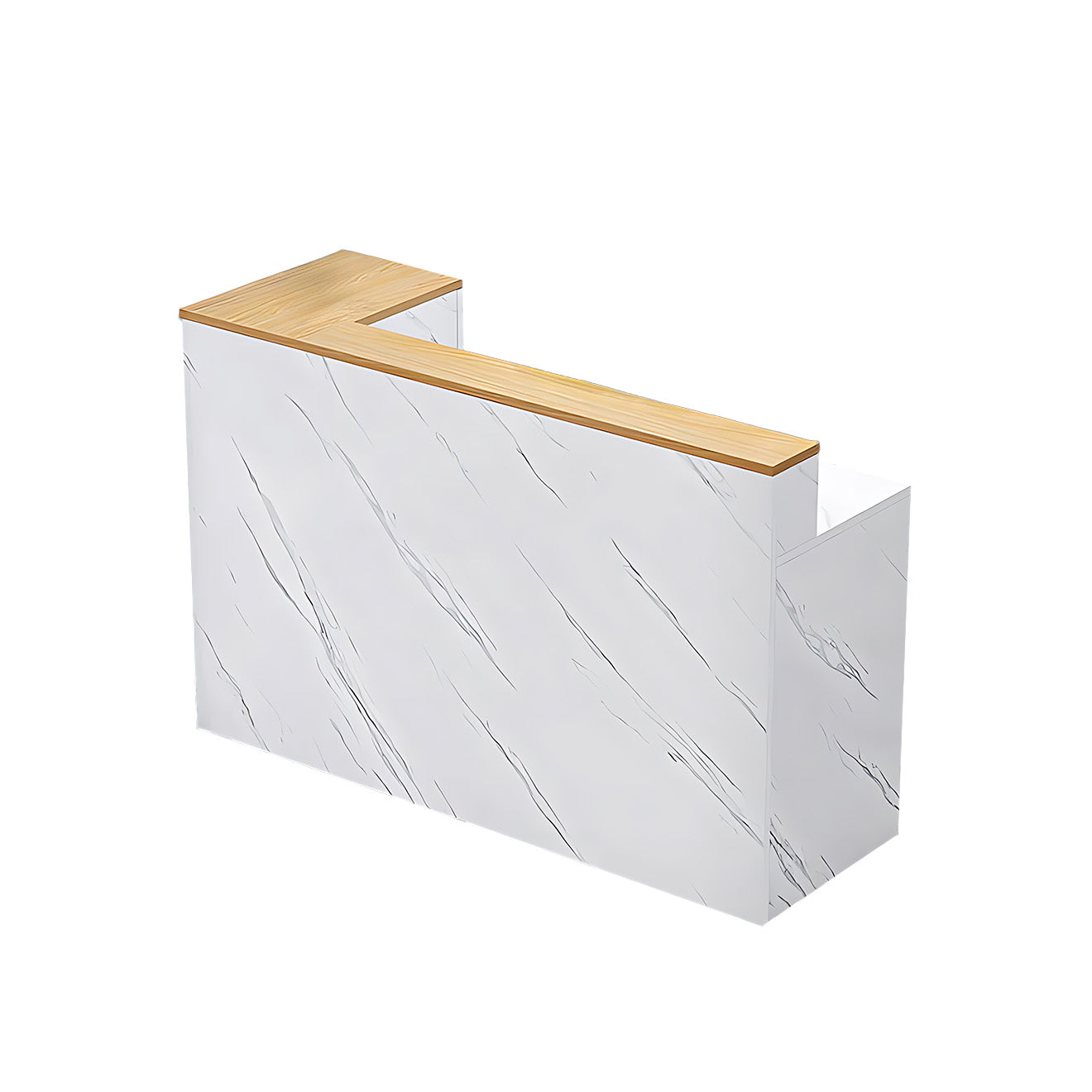 Compact Checkout Counter Reception Desk for Stores