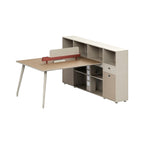 Compact Sturdy Office Desk Set for Small Workspaces