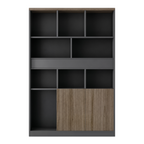 Executive Office Cabinet with Mixed Storage