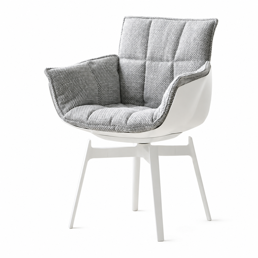 Modern Upholstered Home Office Armchair