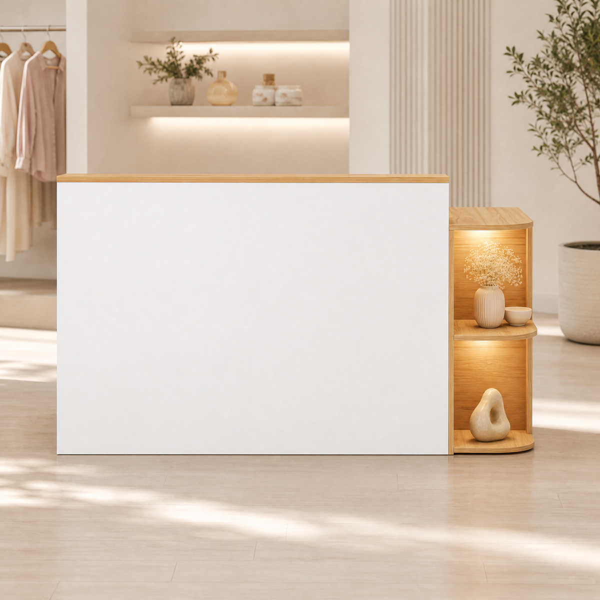 Modern Boutique Reception Counter