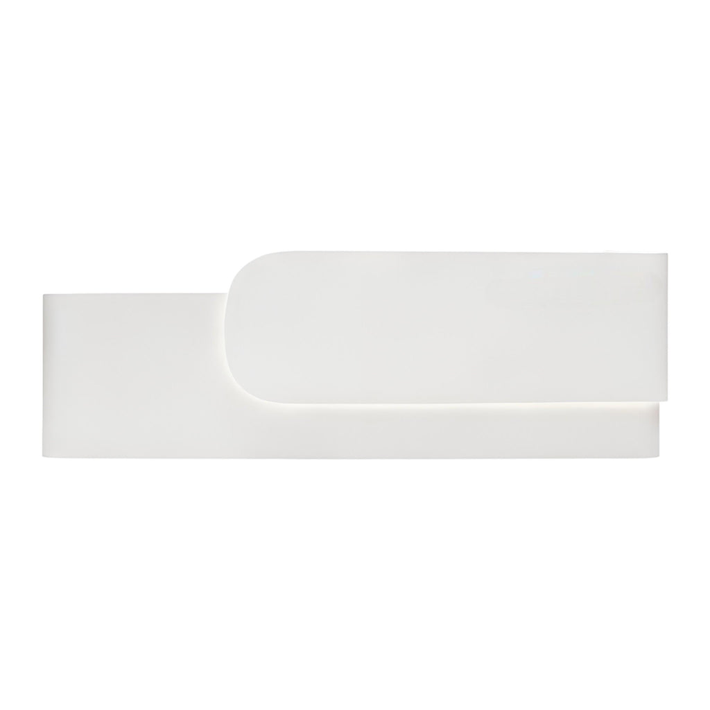 Elegant Reception Counter with Curved White Marble Front and Integrated Lighting for Entryways