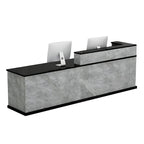 Commercial Reception Counter with Contemporary Design and Generous Workspace