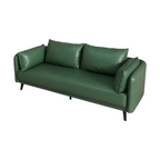 Sleek Modern Office Sofa Minimalist Reception Area Couch Executive Guest Waiting Room Seating