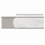 Contemporary Reception Counter with Rounded Profile