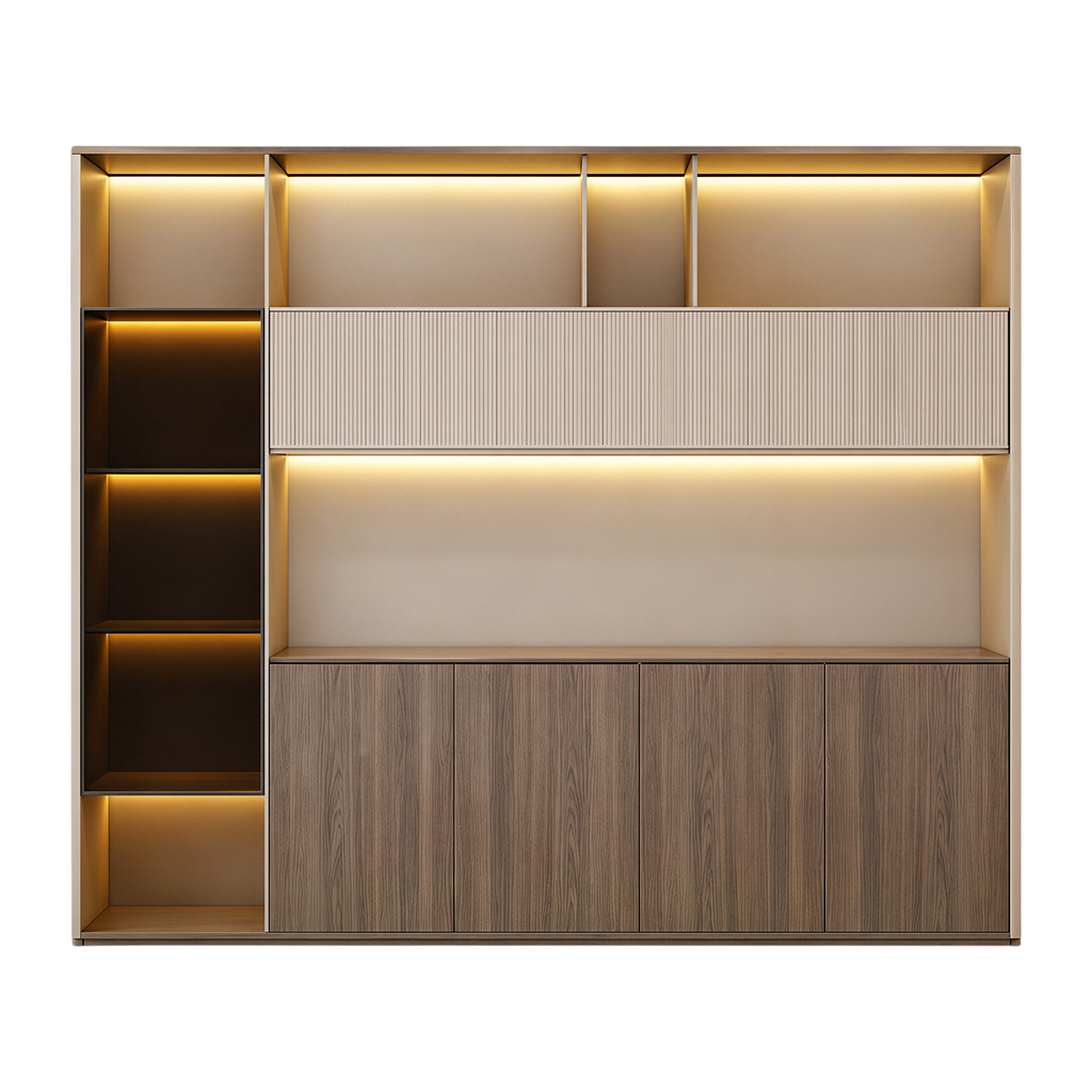 LED Storage Wall for Professional Offices