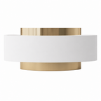 Curved Reception Counter with Custom Branding and Integrated Storage