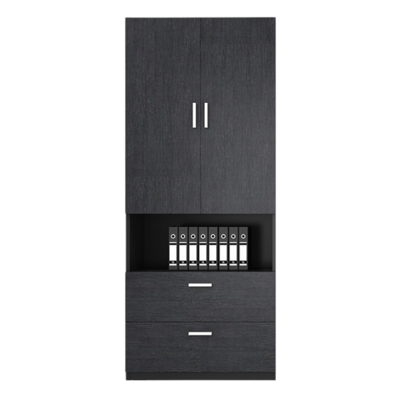 Modern Office Filing Cabinet Executive Large Storage Cupboard Bookcase with Shelves and Drawers