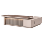 Premium Executive Desk with Slatted Front