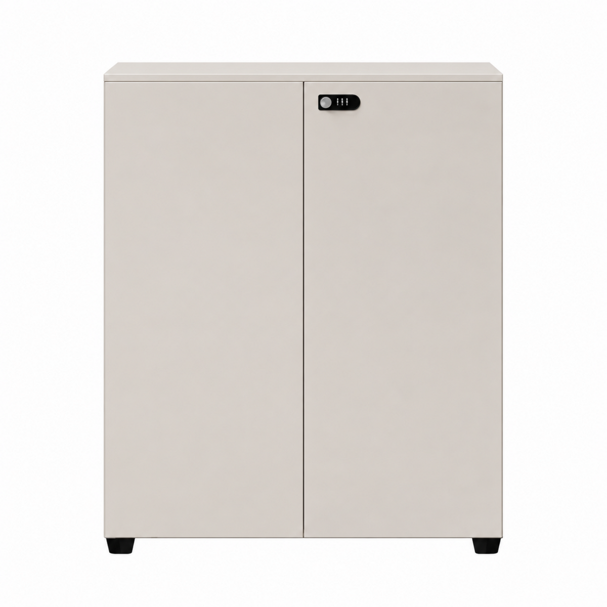 Contemporary Modular Office Storage Cabinet with Secure Custom Option