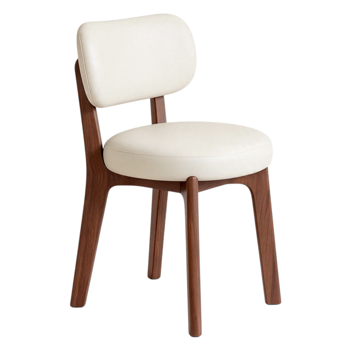 Modern Timber Dining Chair with Custom Upholstery Options