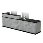 Commercial Reception Counter with Contemporary Design and Generous Workspace