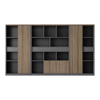 Executive Office Cabinet with Mixed Storage