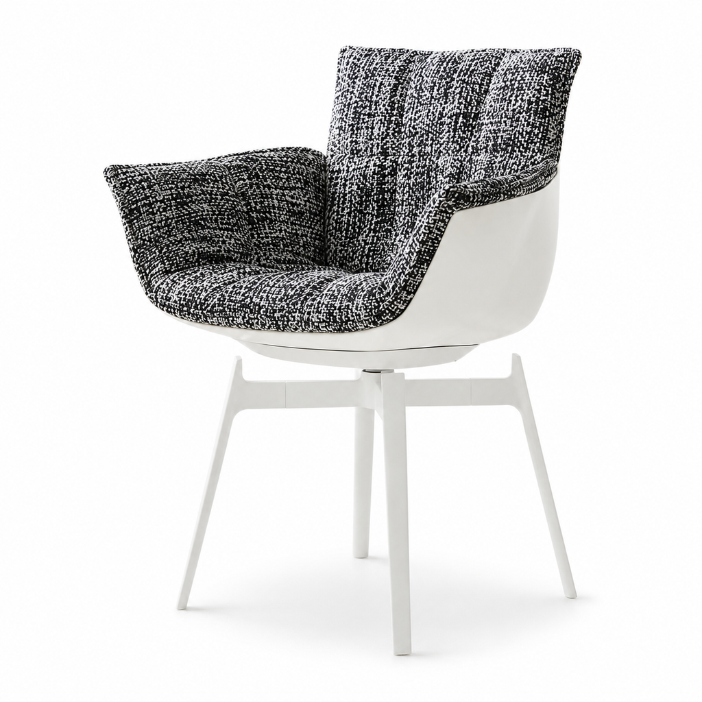 Modern Upholstered Home Office Armchair