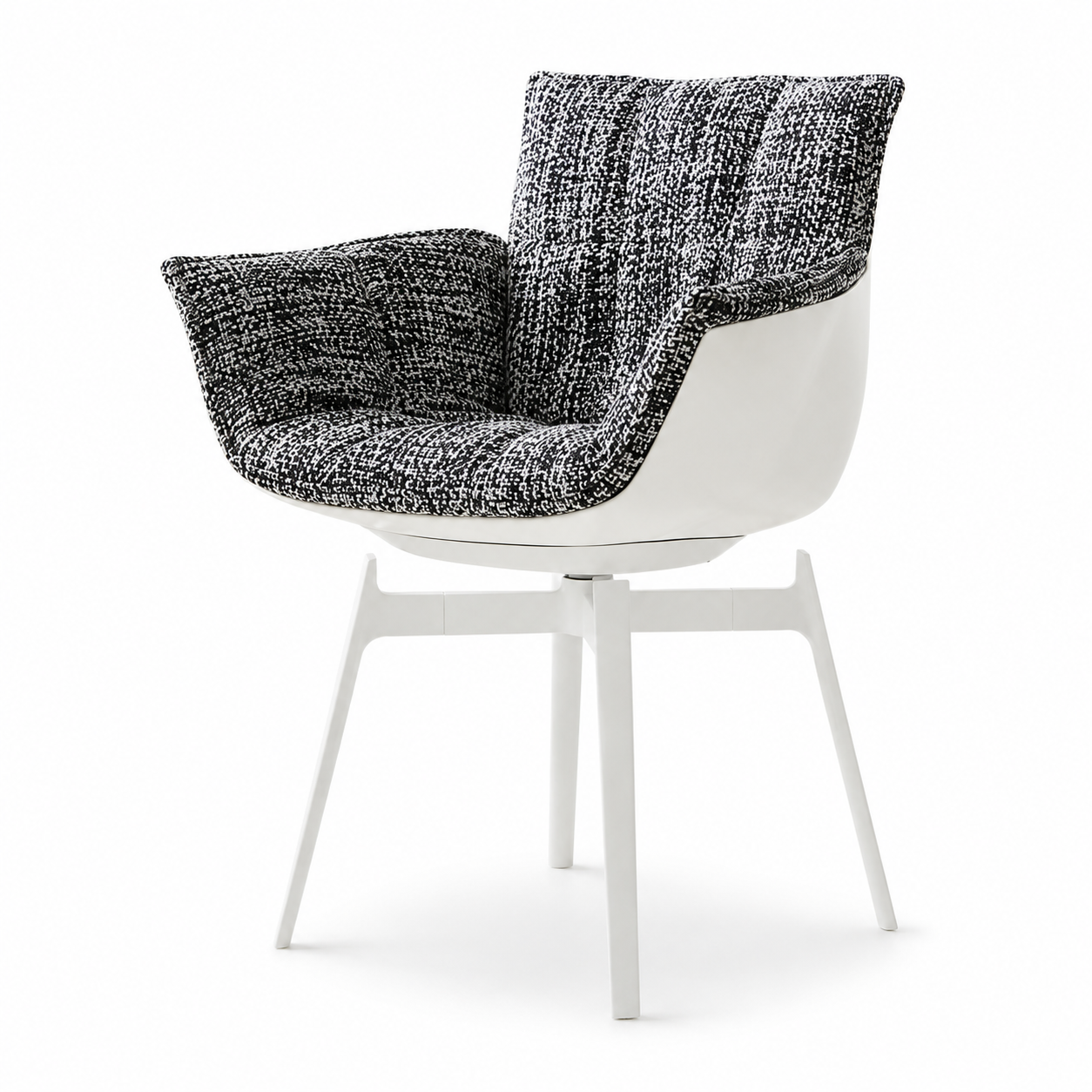 Modern Upholstered Home Office Armchair