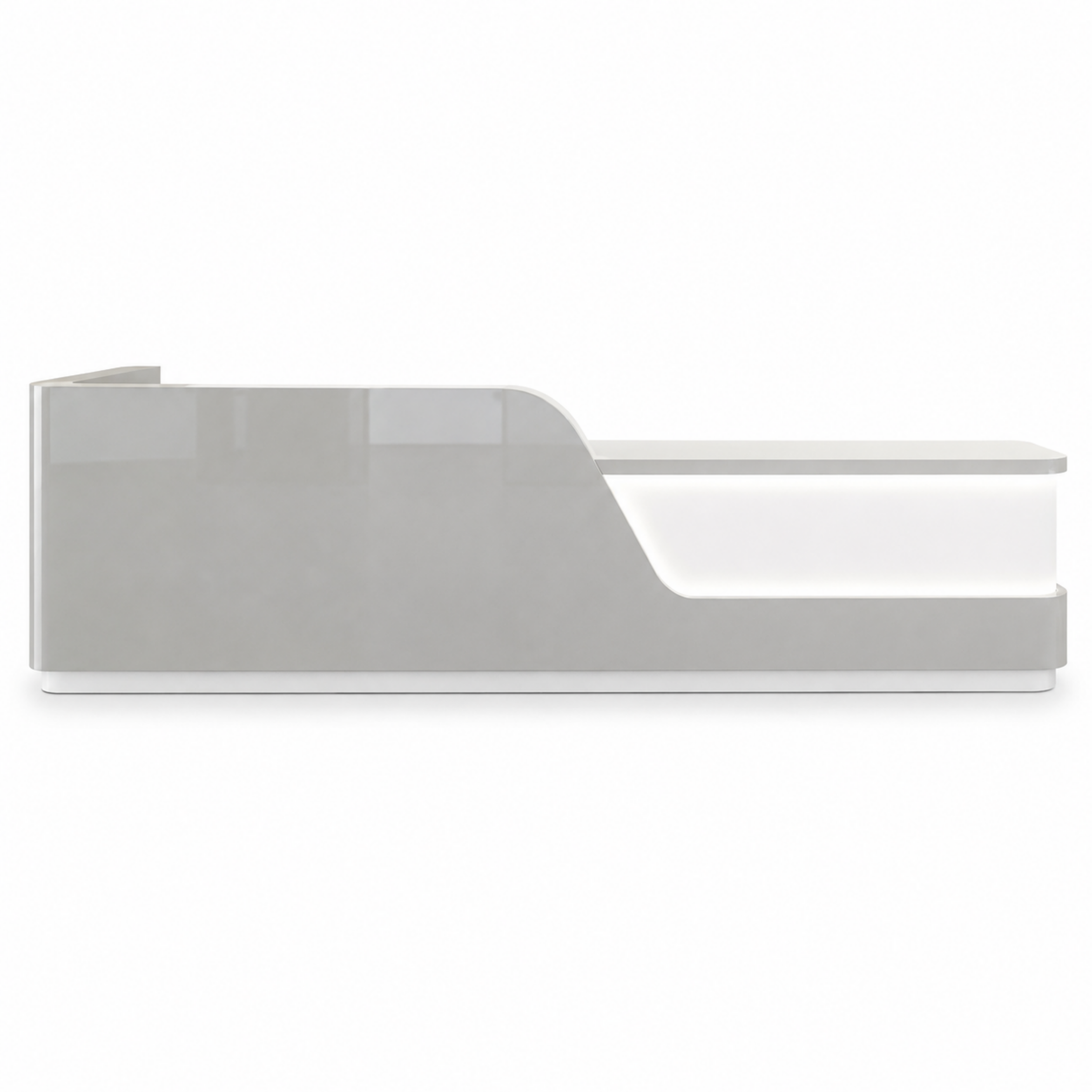 Contemporary Right-Angle Reception Desk for Professional Spaces