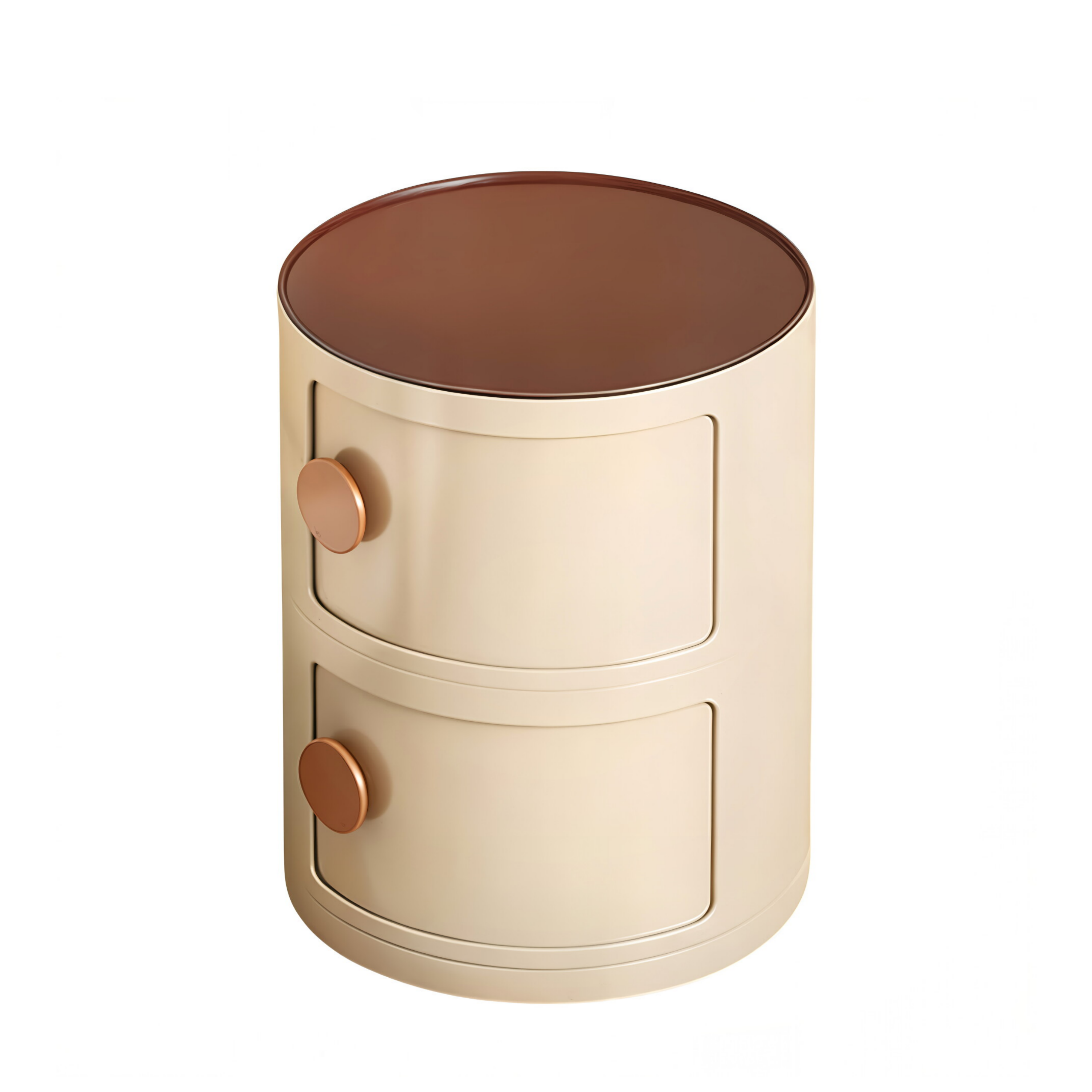 Modern Bedside Table with Ambient Shelf Lighting