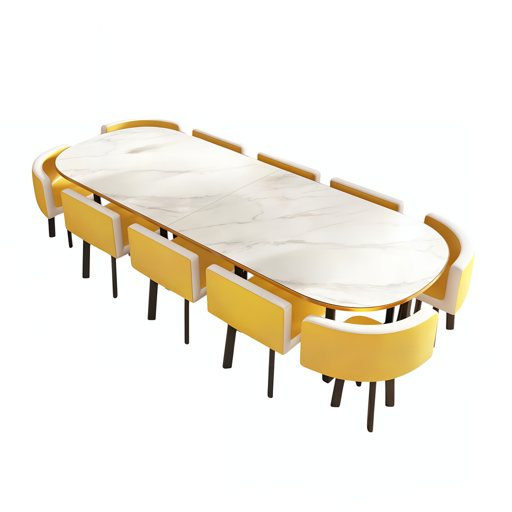 Premium Conference Table with Curved Ends