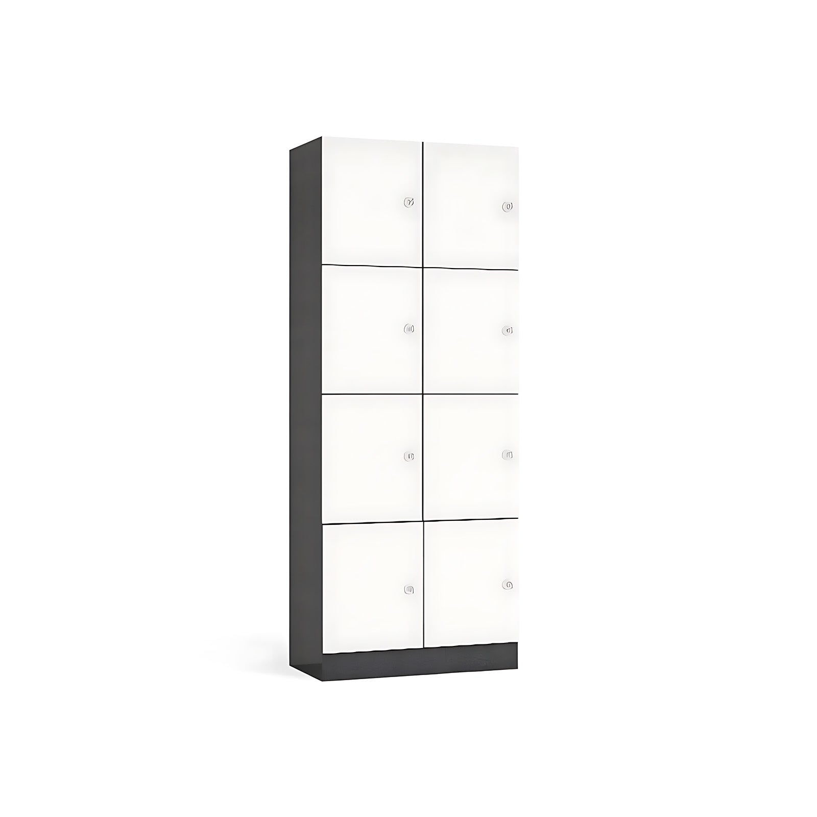 Lockable Wooden Storage Locker — Multi-compartment Storage Cabinet for Gyms, Spas and Staff Facilities