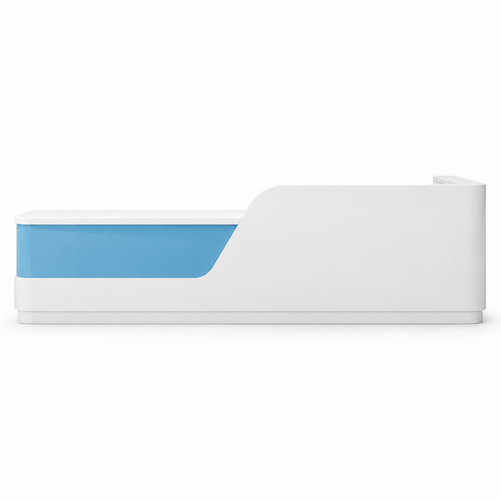 Contemporary Right-Angle Reception Desk for Professional Spaces
