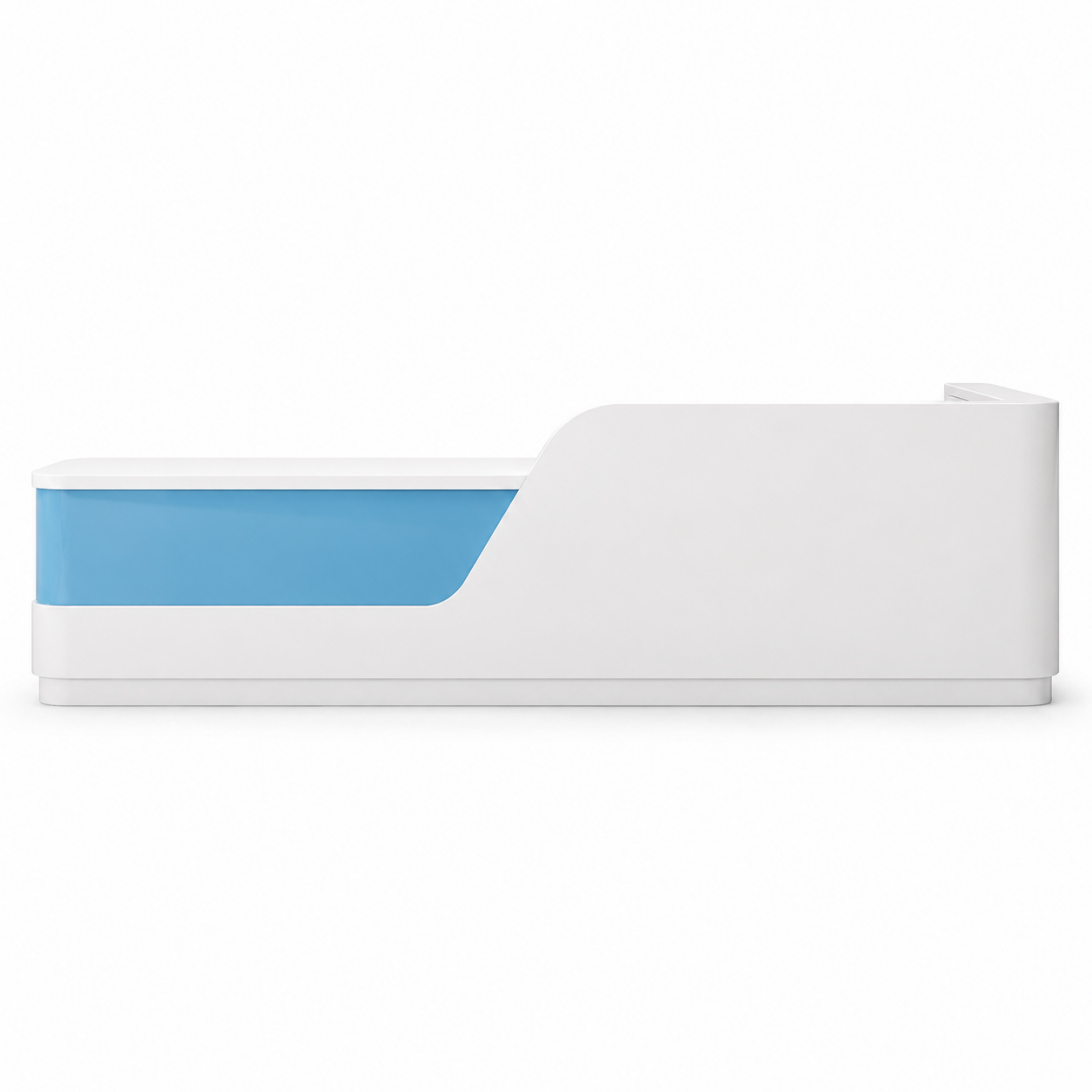Contemporary Right-Angle Reception Desk for Professional Spaces