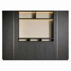 Executive Office Display and Storage Wall Unit