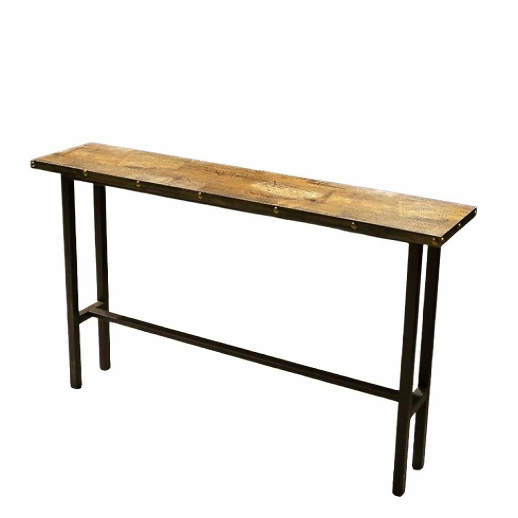 Hospitality Bar-Height Table with Padded Stools