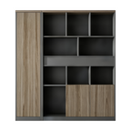 Executive Office Cabinet with Mixed Storage