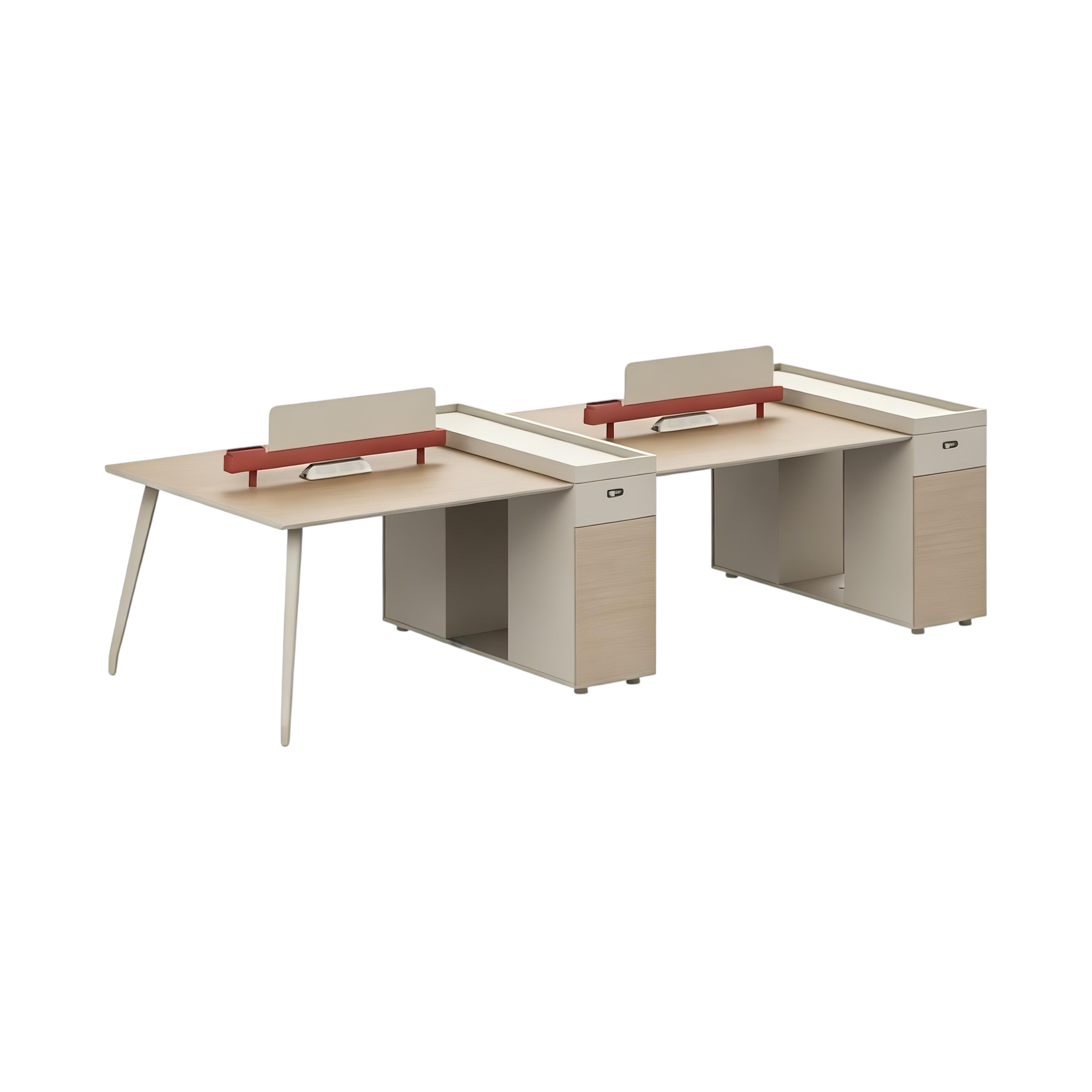 Compact Sturdy Office Desk Set for Small Workspaces