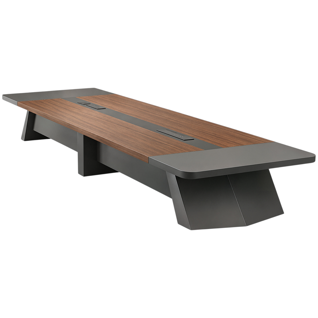 Executive Conference Table with Architectural Design