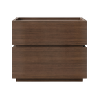 Contemporary Timber Bedside Cabinet with Raised Storage Tray
