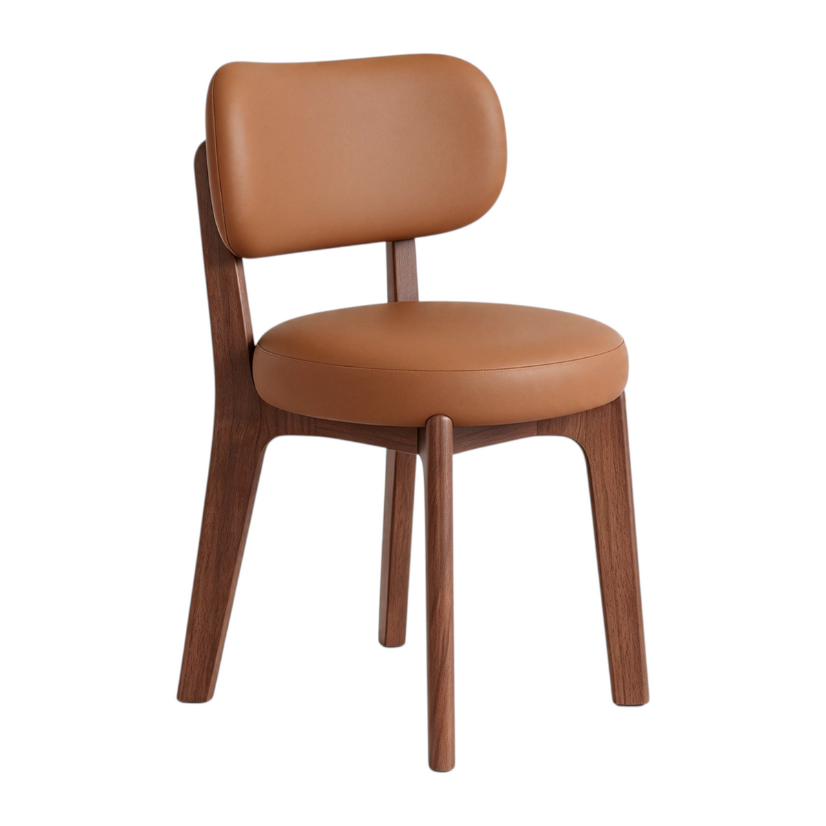 Modern Timber Dining Chair with Custom Upholstery Options
