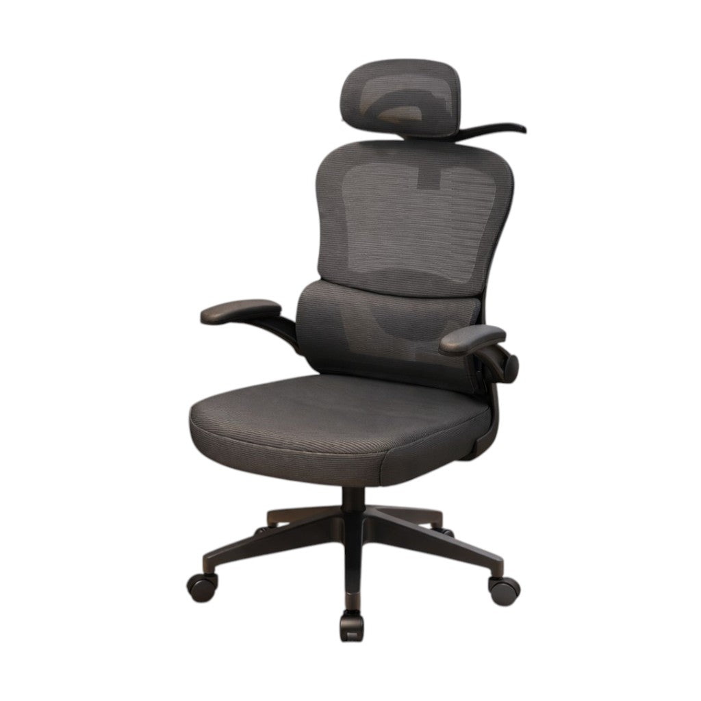 Ergonomic High-Back Mesh Office Chair with 4D Lumbar Support and Premium Latex Cushion