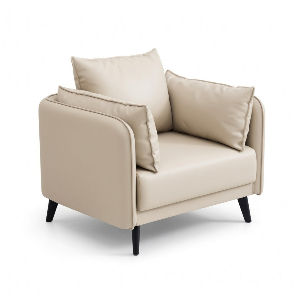 Sleek Modern Office Sofa Minimalist Reception Area Couch Executive Guest Waiting Room Seating