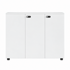 Contemporary Modular Office Storage Cabinet with Secure Custom Option