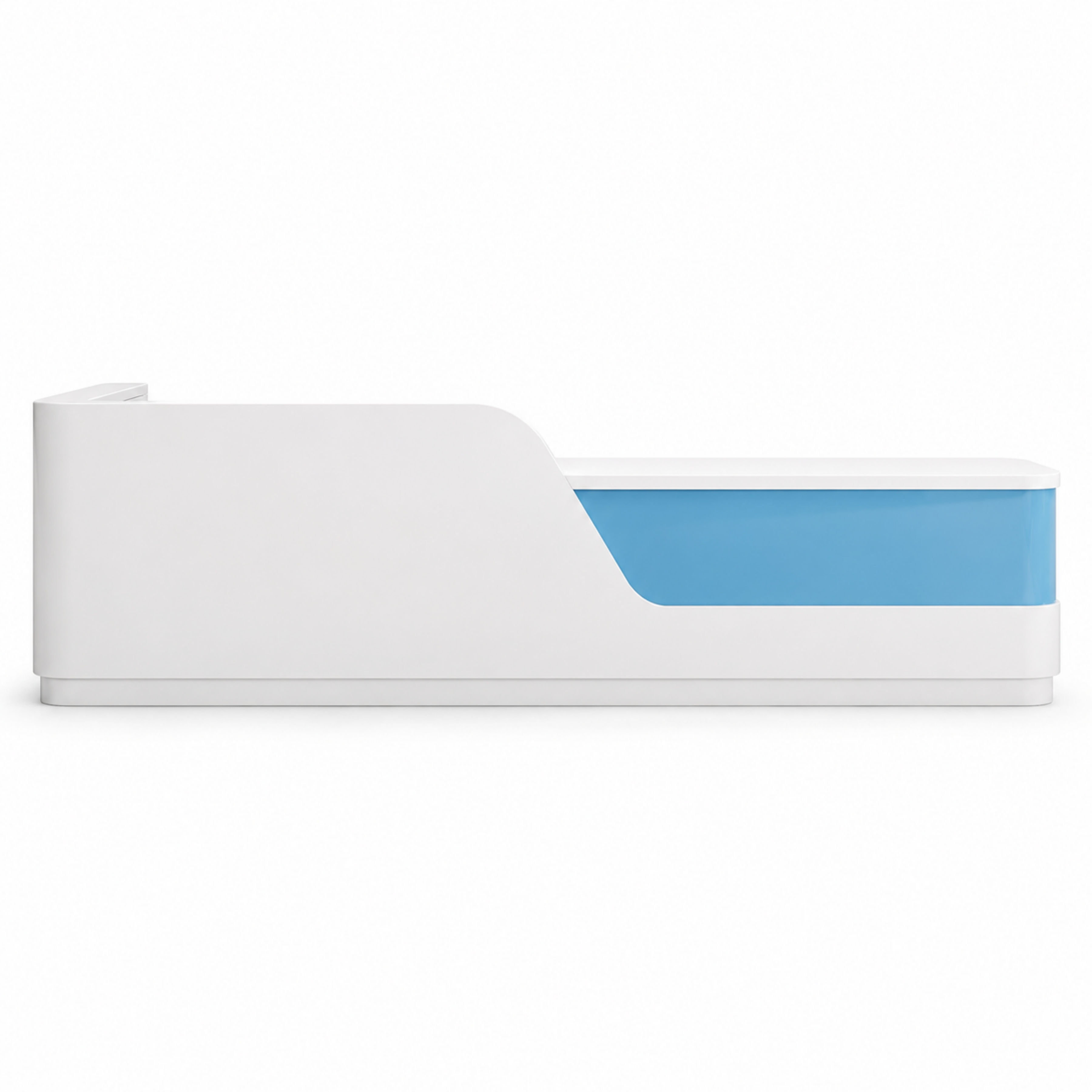 Contemporary Right-Angle Reception Desk for Professional Spaces
