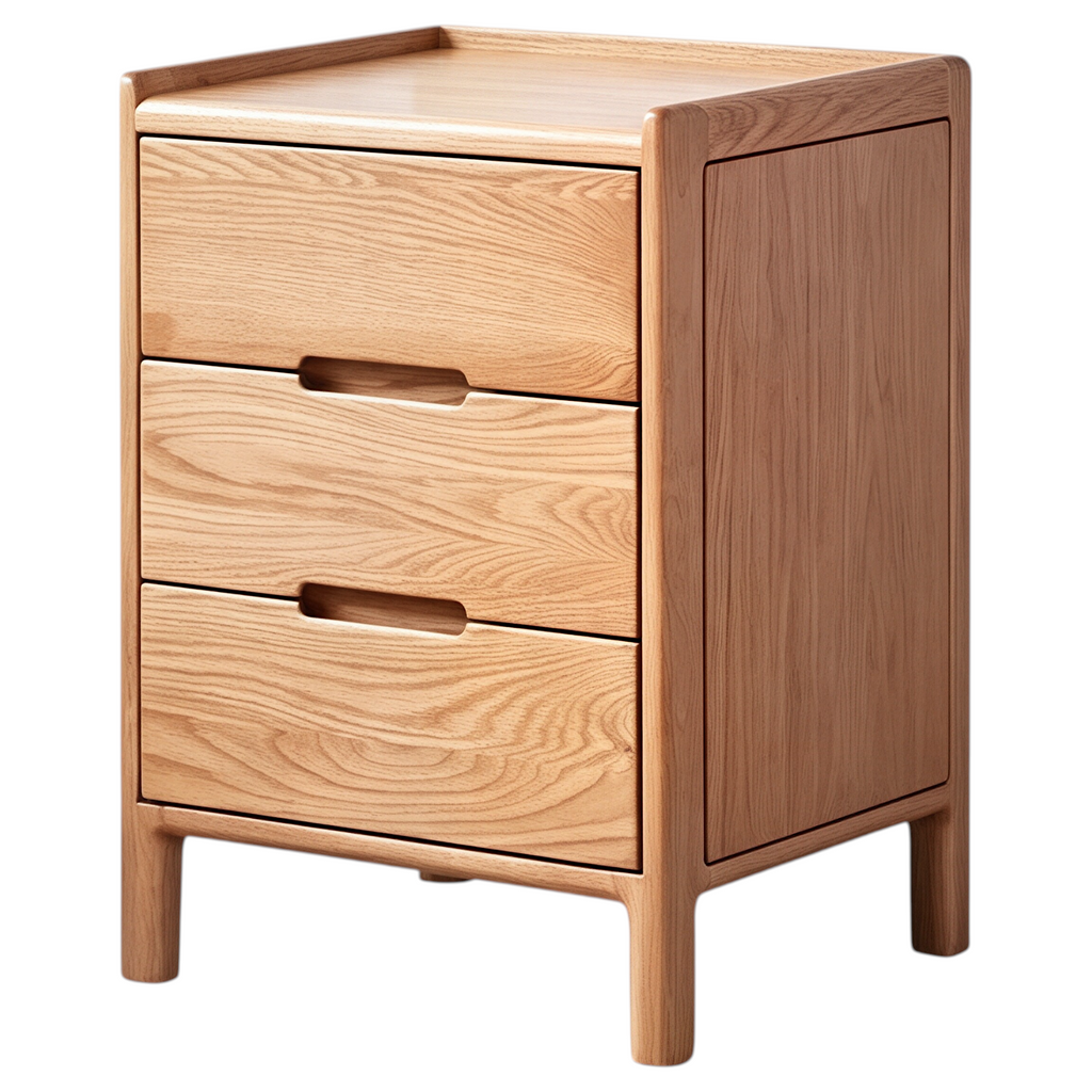 Minimalist Timber Bedside Table Series with Drawers for Everyday Bedroom Storage