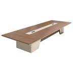 Executive Light Oak Boardroom Table