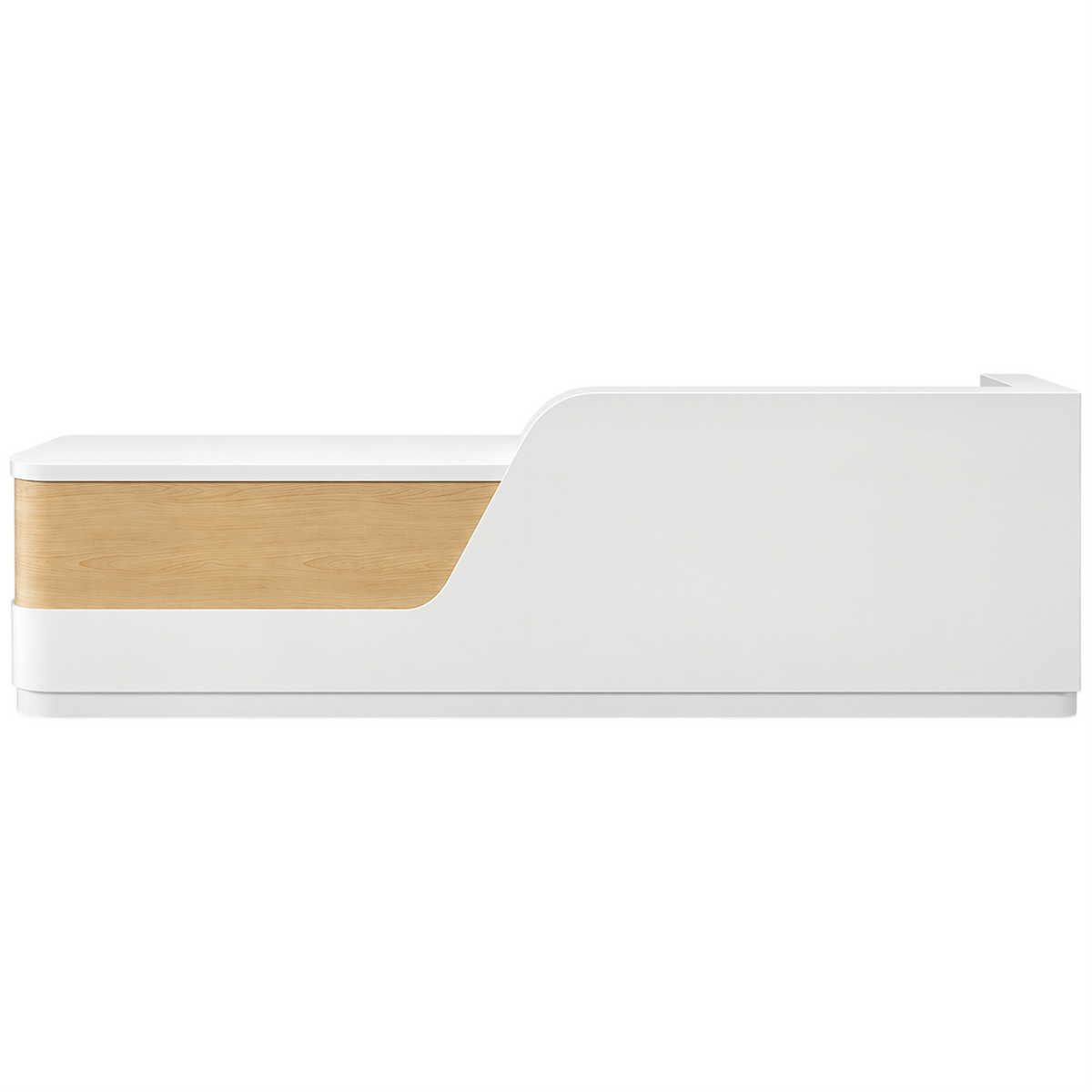 Contemporary Right-Angle Reception Desk for Professional Spaces