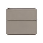 Contemporary Timber Bedside Cabinet with Raised Storage Tray