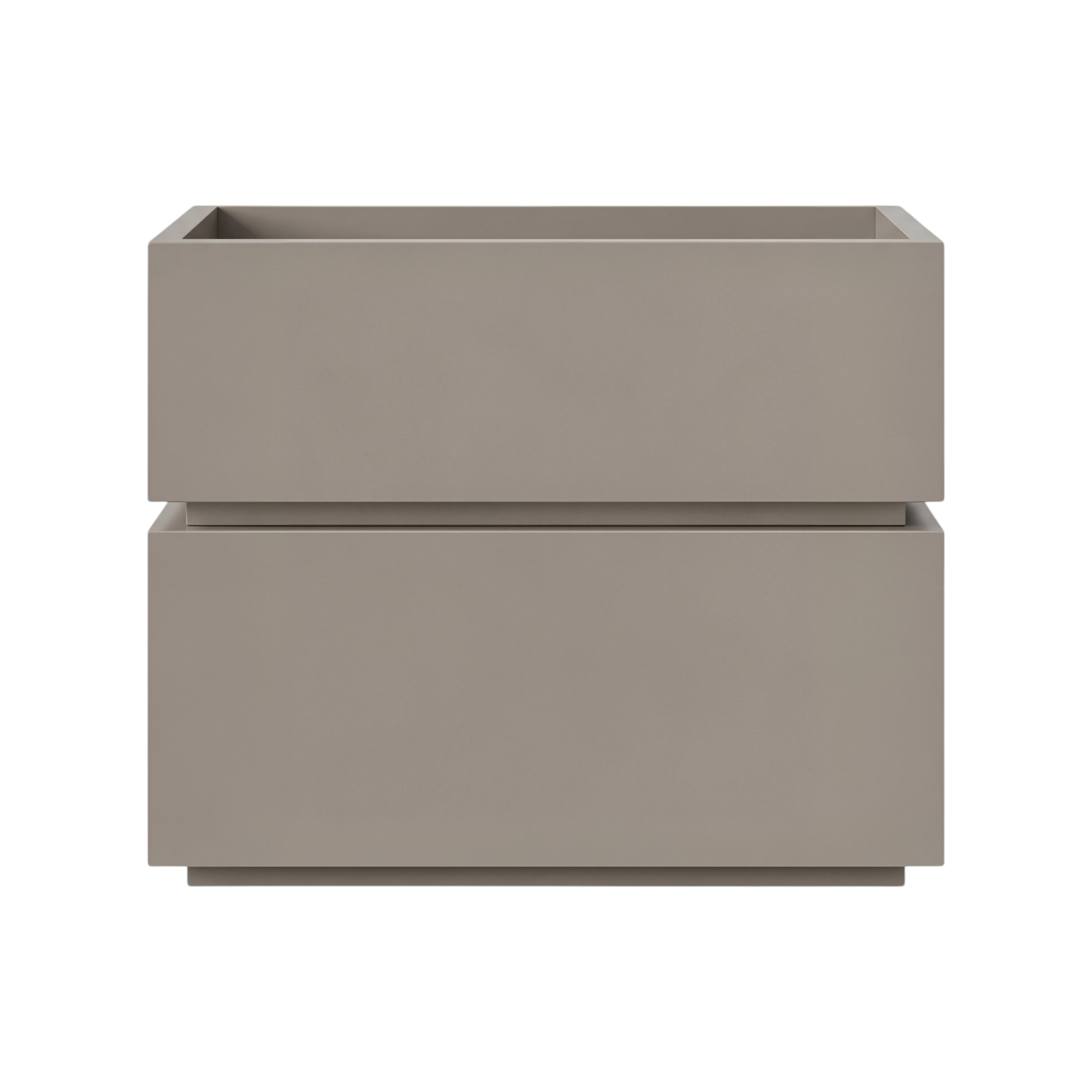 Contemporary Timber Bedside Cabinet with Raised Storage Tray
