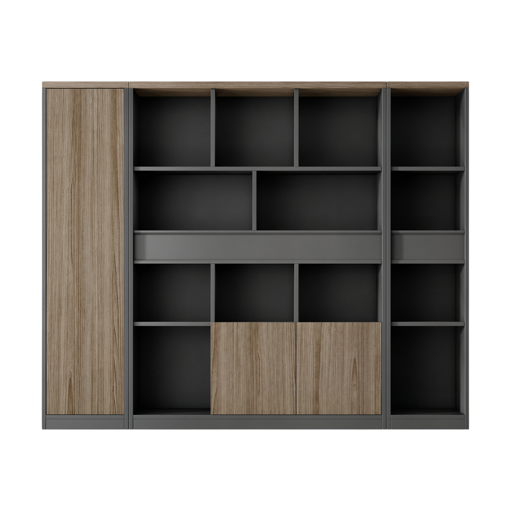 Executive Office Cabinet with Mixed Storage
