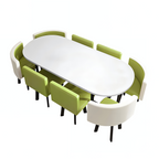 Premium Conference Table with Curved Ends